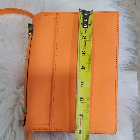 Loeffer Randall Rider Vibrant Orange Crossbody Bag with Gold Hardware - Picture 3 of 15